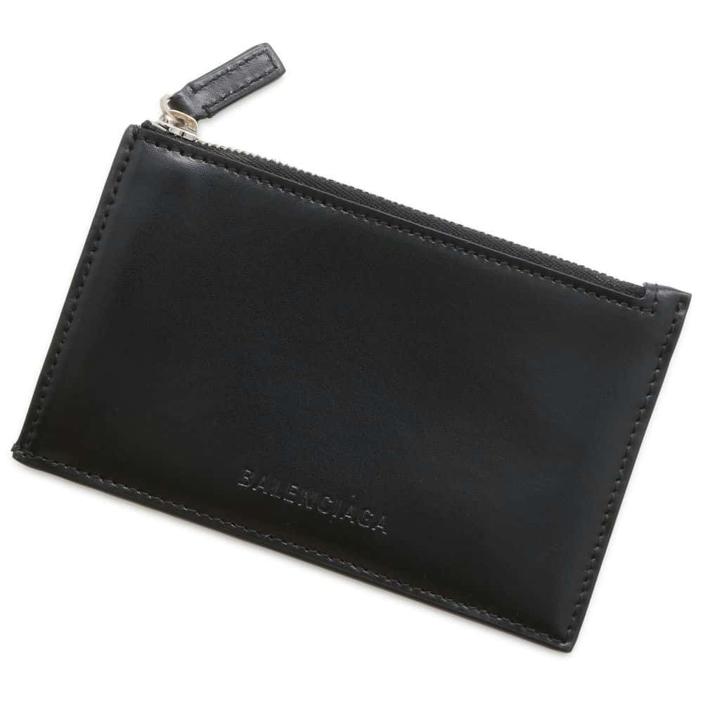 Balenciaga Card Calf Case Leather Cases Black Wallet